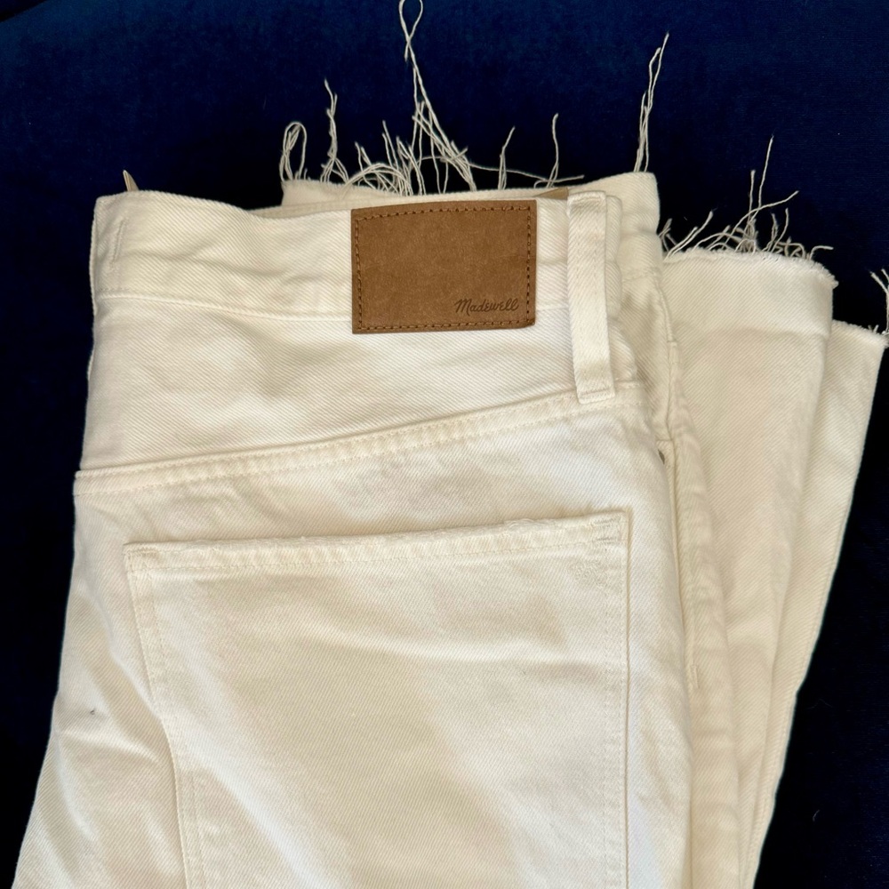 white madewell baggy straight jeans 🤍